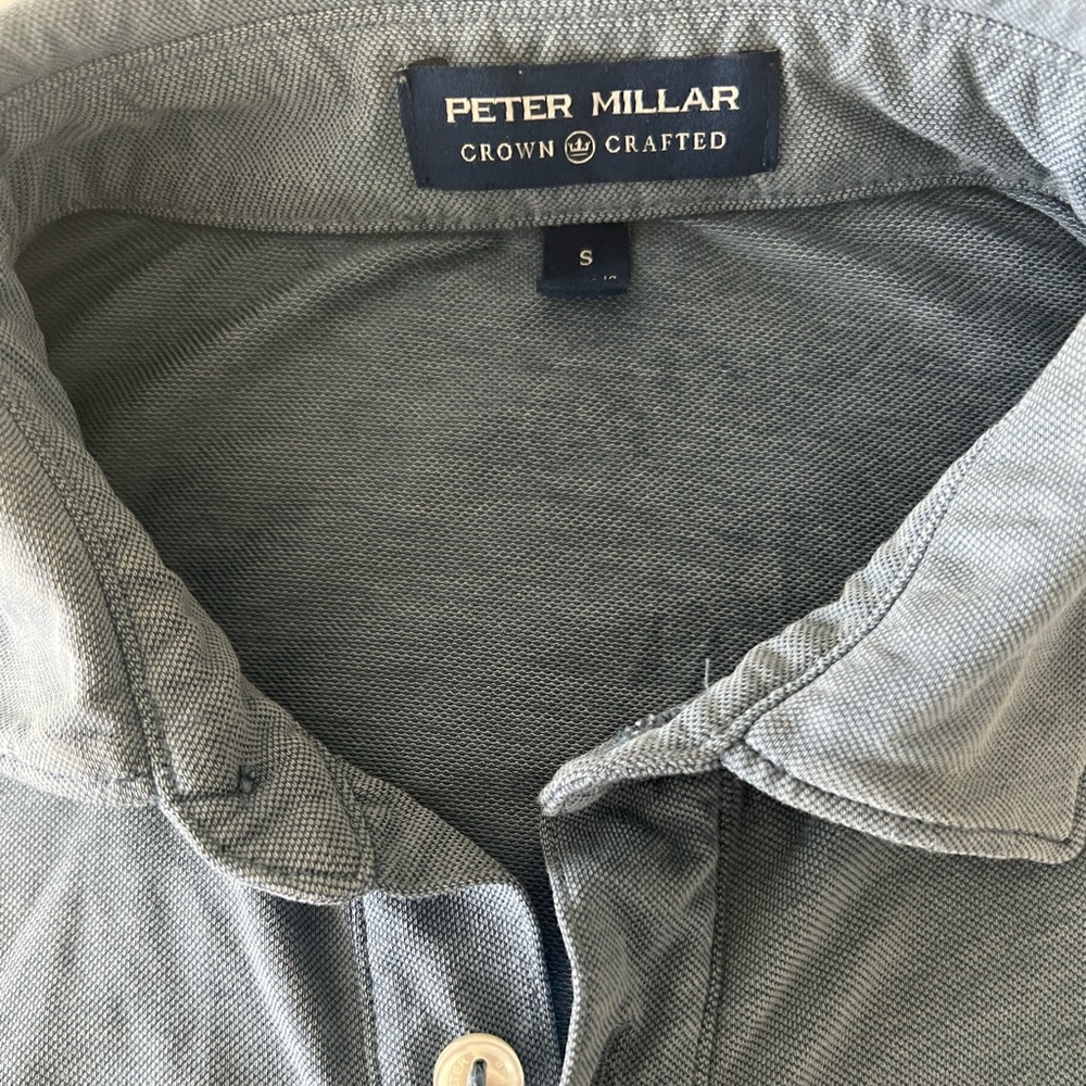Peter Millar Crown Crafter Men’s Polo Shirt Blue Size Small. - Picture 3 of 5